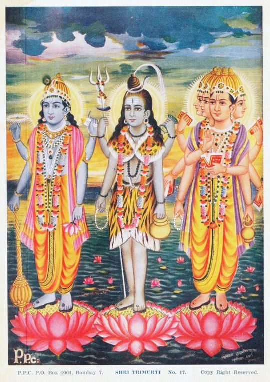 brahma vishnu mahesh image