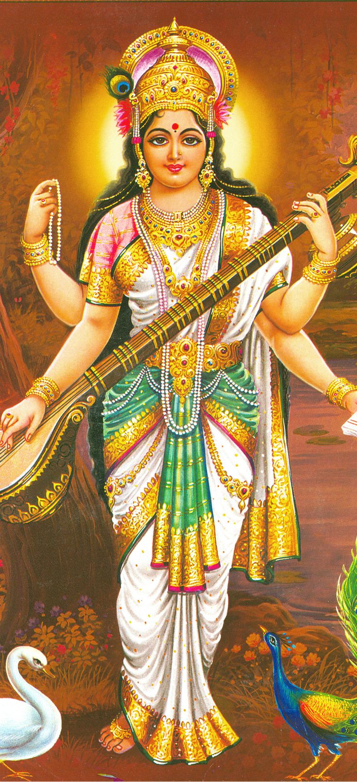 maa saraswati image