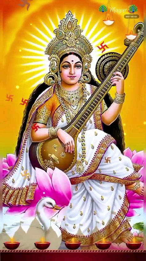 maa saraswati picture