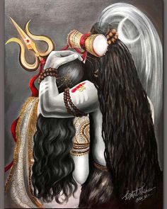 shiv parvati romantic pic